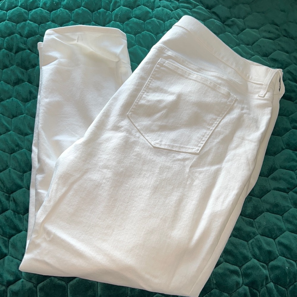 NWOT Size 20 Straight White Jeans